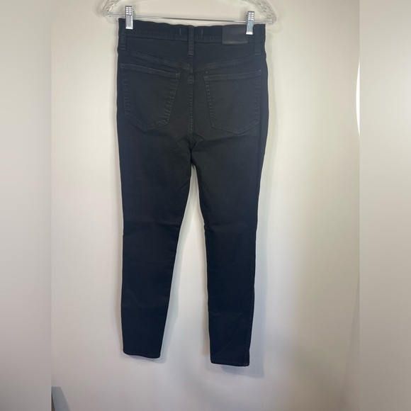 Madewell 10” high rise skinny‎ black jean. - Picture 9 of 10